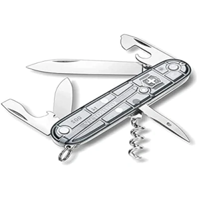 Abbildung von Victorinox Schweizer Taschenmesser, Spartan, Multitool, Swiss Army Knife mit 12 Funktionen, Klinge, Korkenzieher, Dosenöffner
