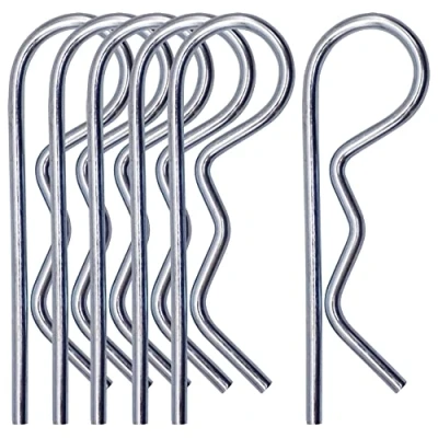 Abbildung von SKIR&#039;CO (6 Stück) Federsplinte aus verzinktem Stahl 3 mm, R Clips, förmiger Federsplint