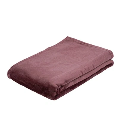 Abbildung von Gözze Wohn und Kuscheldecke, Memphis, Hohes Stoffgewicht 300 g/m², 180 x 220 cm Beere