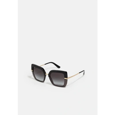 Abbildung von Dolce&amp;Gabbana Sonnenbrille black/goldcoloured, Damen, Größe: 52, Black/gold coloured