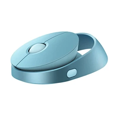 Abbildung von Rapoo Ralemo Air 1 kabellose Maus wireless Mouse 1600 DPI Sensor umweltfreundlicher wiederaufladbarer Akku ergonomisch für Links und Rechtshänder PC &amp; Mac blau