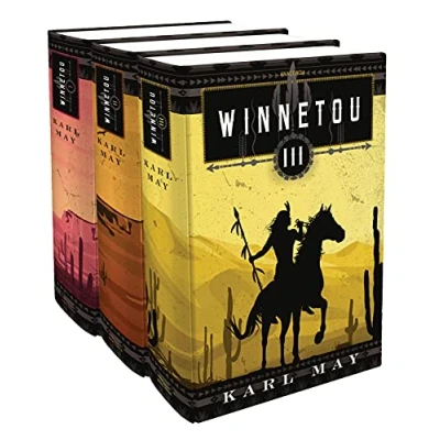 Abbildung von Karl May, Winnetou I III (3 Bände): Die Original Bücher zur berühmtesten Figur der Wildwest Literatur. Mays Abenteuergeschichten um den großen Apachen Häuptling und seinen Freund Old Shatterhand
