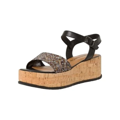 Abbildung von Tamaris Plateausandalette, Damen, Größe: 41, Black comb Schuhe