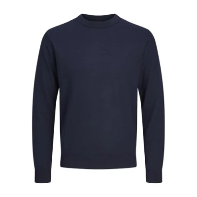 Abbildung von Jack &amp; Jones Jprmark CREW NECK Strickpullover, Herren, Größe: XXL, Night sky