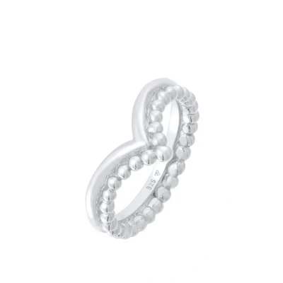 Abbildung von Elli Design LOOK Ring, Damen, Größe: 54, Silber