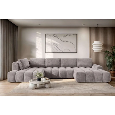 Abbildung von OTTO home Wohnlandschaft "AZITA U-Form, Breite 363 cm - OTTO. Verlässliche Qualität." wahlweise als Schlafsofa mit Bettkasten, Bubble-Optik