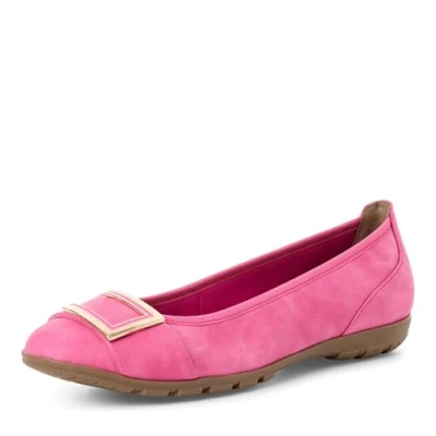 Abbildung von MARCO TOZZI Damen Ballerinas mit Zierschnalle Elegant, Rosa (Pink), 40 EU