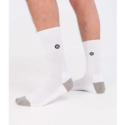 Abbildung von Hurley Herren 3pk Mens Terry 3 Stück, Icon 1/2, Frottee, Crew, weiß, 44