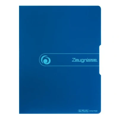 Abbildung von Herlitz 11208360 Sichtbuch PP A4/20 Zeugnisse blau