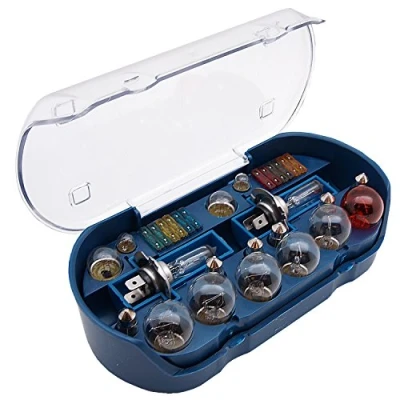 Abbildung von bemiX LKW 24V Lampen Set H7 30 tlg mit Sicherungen Nutzfahrzeug 24 Volt Beleuchtung Glühbirnen KFZ Ersatzlampenset Lampe