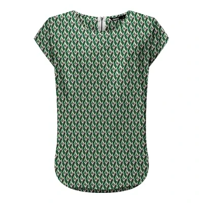 Abbildung von ONLY Damen Onlvic S/S Aop Top Noos Ptm, Winter Moss/Aop:cool Graphic, 34
