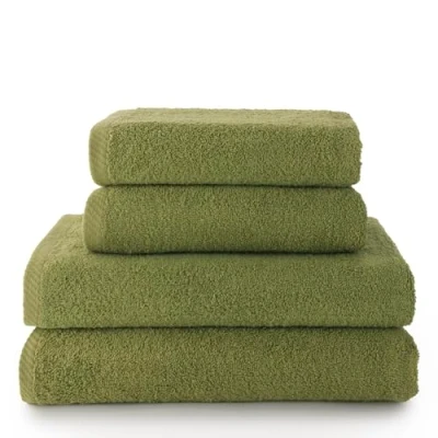 Abbildung von Top Towel Plus Große Badetücher Badezimmerhandtücher 2 Hand oder Waschbeckenhandtücher + Duschtücher 100% Baumwolle Blatt