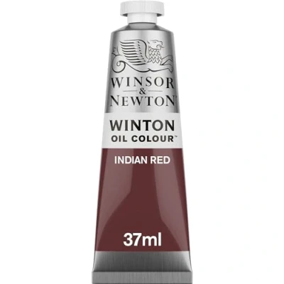 Abbildung von Winsor &amp; Newton 1414317 Winton, feine hochwertige Ölfarbe 37ml Tube mit gleichmäßiger Konsistenz, Lichtbeständig, hohe Deckkraft, Reich an Farbpigmenten Indischrot