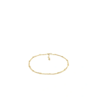 Abbildung von Elli Anklet Basic Armband goldcoloured, Damen, Größe: 25, Gold coloured