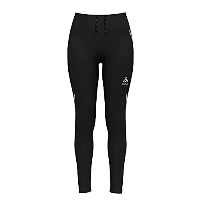 Abbildung von ODLO Ceramiwarm Langlauf Tights, Damen, Größe: XL, Black
