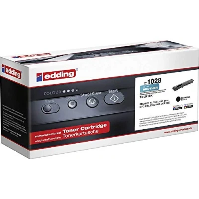 Abbildung von edding Toner EDD 1028 Schwarz Reichweite 2500 Seiten Ersetzt Brother TN 241BK / 242BK