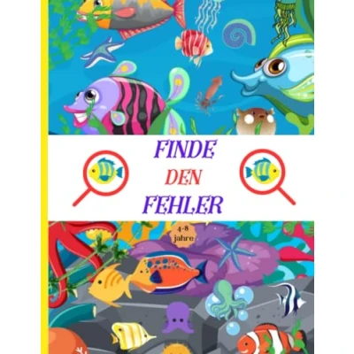 Abbildung von Finde den Fehler 4 8 jahre: unterschied Suchspaßbuch die Unterschiede Spiel ; Spielbuch der 7 ... Weihnachtsgeschenkidee für Mädchen und Jungen
