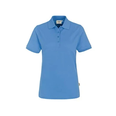 Abbildung von HAKRO Damen Polo Shirt &quot;Classic&quot; 110 malibu blue Größe: 3XL