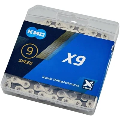 Abbildung von KMC Unisex X9 9 Speed Kette, Silber/Grau, 122 Glieder
