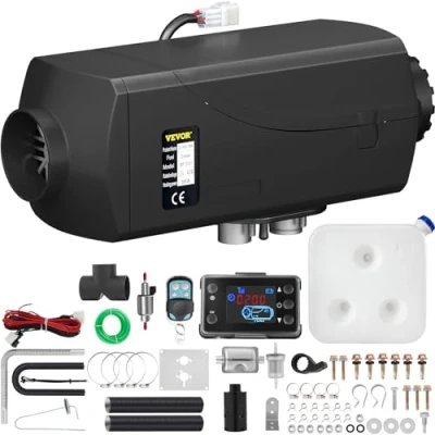 Abbildung von VEVOR Standheizung Diesel 5KW, 12V Lufterhitzer, 10 L Luftheizung, 40 ℃ + 20 Arbeitstemperatur Air Heizung, Heater Heizung aus Aluminium für Wohnmobilanhänger Boote