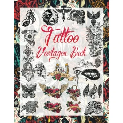 Abbildung von Tattoo Vorlagen Buch: Über 1300 Inspirierende Ideen für echte Tätowierer, Profis und Amateure; Originelle, moderne Designs (Tattoo Design Buch ... Amateure., Band 1)