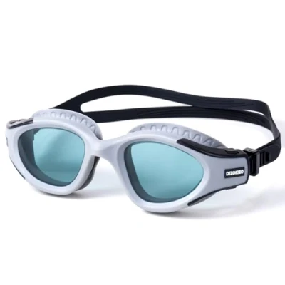 Abbildung von Dizokizo Schwimmbrille UV Schutz Anti Fog Kein Auslaufen Einfach einzustellen für Erwachsene Männer Frauen
