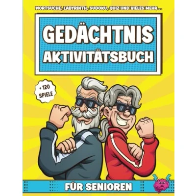 Abbildung von Gedächtnis Aktivitätsbuch für Senioren: Lustiges mit Denkspielen und Rätseln Senioren Demenz, Parkinson Großeltern.
