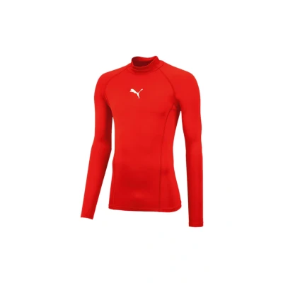 Abbildung von Puma LONG Sleeve Langarmshirt, Herren, Größe: Medium, Rot
