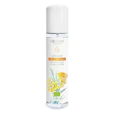 Abbildung von Essences Bulgaria Bio Immortellenwasser 250ml Für Unreinheiten, Falten, feine Linien und dunkle Flecken Anti Aging Nebel Hautregenerierender Toner Alkoholfrei Ohne Tierversuche