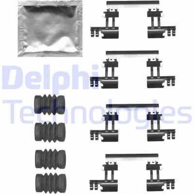 Abbildung von DELPHI LX0679 Zubehörsatz, Scheibenbremsbelag MAZDA: 3 Box Body / Hatchback, CX