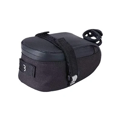 Abbildung von BBB Cycling Fahrrad satteltasche für Universal bander fur einfache Montage auf Mountainbike Rennrad und citybike, Sattle tasche, Saddle bag, BSB 31 Easypack, Schwarz