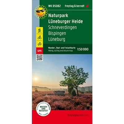 Abbildung von Naturpark Lüneburger Heide, Wander , Rad und Freizeitkarte 1:50.000, freytag &amp; berndt, WK D5082: Schneverdingen Bispingen Lüneburg, GPX Tracks, ... berndt Freizeitkarten, Band 5082)