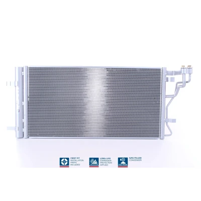 Abbildung von NISSENS 940831 Klimakondensator mit Trockner Aluminium 605 R 134a