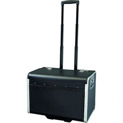 Abbildung von Trolley Aktenkoffer Parma aus Lederimitat, schwarz, ca. 37 x 53 cm, mit 2 TSA Zahlenschlösser