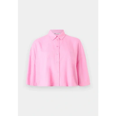 Abbildung von ONLY Onlastrid LIFE CROP Shirt Hemdbluse, Damen, Größe: XL, Begonia pink