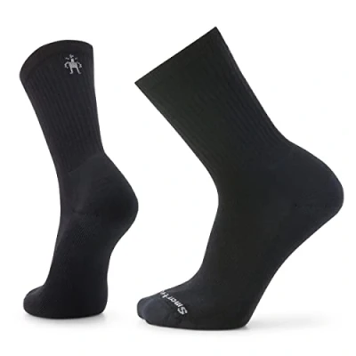 Abbildung von Smartwool Everyday Solid RIB CREW Sportsocken, Größe: 38 41, Black
