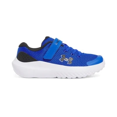 Abbildung von Under Armour Jungen UA BPS Surge 4 AC Laufschuhe, Team Royal/Black/Black