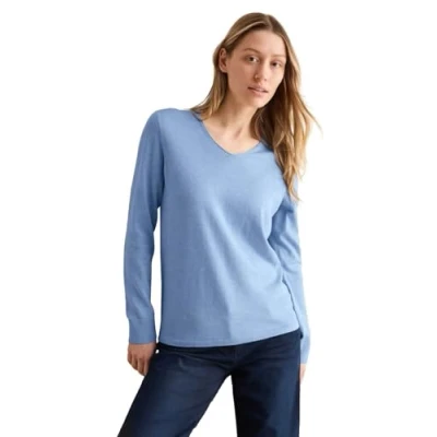 Abbildung von Cecil Strickpullover, Damen, Größe: XXL, Blau