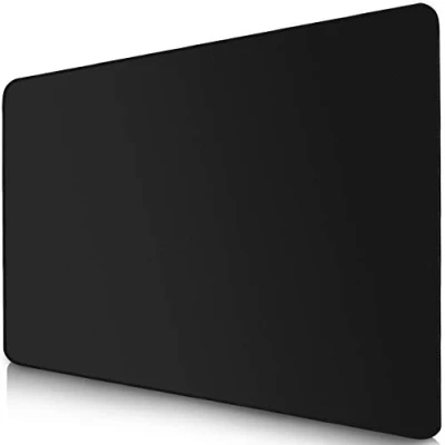 Abbildung von Sidorenko Gaming Mauspad Mousepad 280 x 200 mm Fransenfreie Ränder spezielle Oberfläche verbessert Geschwindigkeit und Präzision rutschfest schwarz