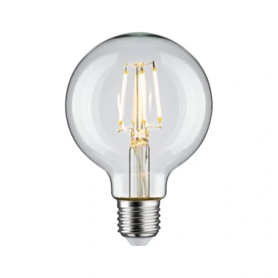 Abbildung von Paulmann 28954 LED Lampe Globe Filament G80 4,8W Klassik Leuchtmittel Klar 2700K Warmweiß E27