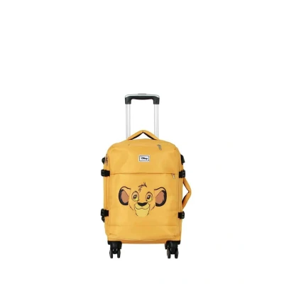 Abbildung von Karactermania SOFT Cabin 4 Wheels Trolley für Kinder, Größe: One Size, Lion king yellow