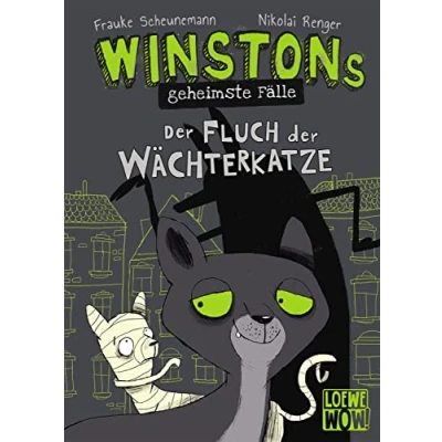 Abbildung von Winstons geheimste Fälle (Band 1) der Fluch Wächterkatze: Kinderbuch ab 10 Jahre Präsentiert von Loewe WOW! Wenn Lesen macht