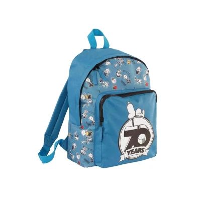 Abbildung von Peanuts Snoopy 70YEARS Tourenrucksack für Kinder, Größe: One Size, Blau