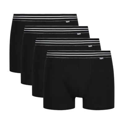 Abbildung von DIM ECO 4 PACK Panties, Herren, Größe: XXL, Noir