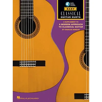 Abbildung von Easy Classical Guitar Duets: Noten, CD, Sammelband für Gitarre: Book/Online Audio