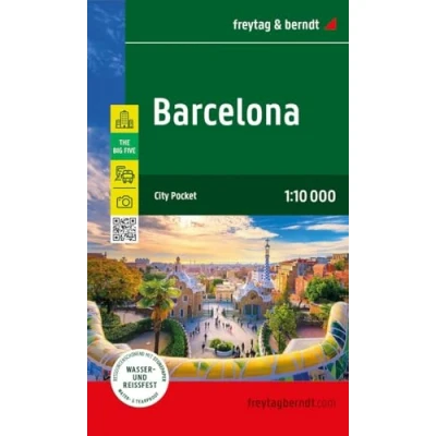Abbildung von Barcelona, Stadtplan 1:10.000, freytag &amp; berndt: City Pocket, Innenstadtplan, wasserfest und reißfest (freytag berndt Stadtpläne)