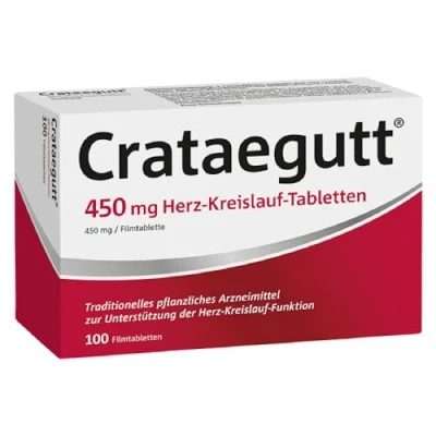 Abbildung von Crataegutt 450 mg Herz Kreislauf Tabletten 100 Pflanzliches Arzneimittel zur Unterstützung der Funktion Weißdorn hochdosiert Stärkung für und