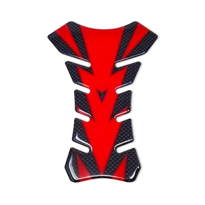 Abbildung von 4R Quattroerre.it 18221 Tankpad 3D Motorrad Tankschutz farbig, Rot, 13 x 19 cm