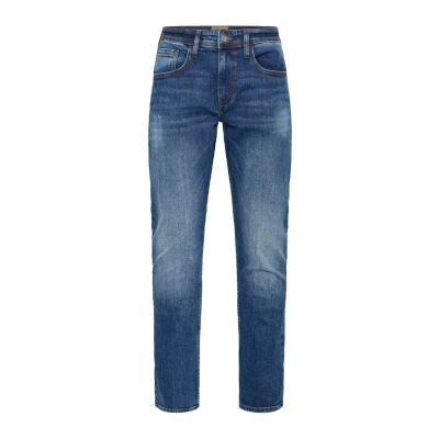 Abbildung von Blend Twister Jeans Straight Leg, Herren, Größe: 38x34, Denim middle blue