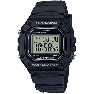 Abbildung von Casio AVEF Unisex Digitaluhr, Größe: One Size, Black